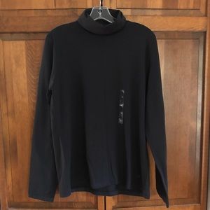 IZOD Basic Black Turtleneck